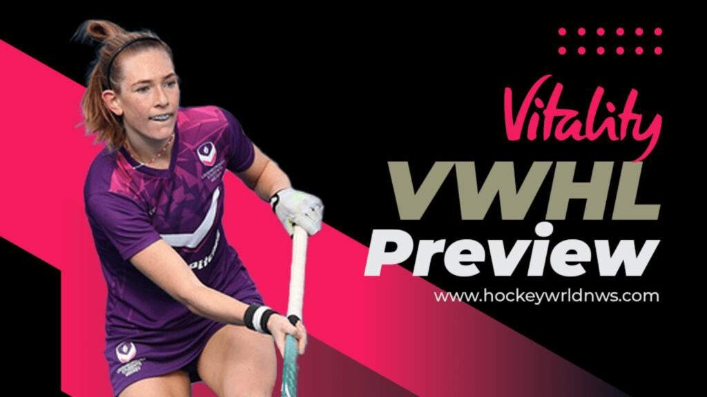 VWHL Banner - All Eyes on Bottom 5 in Vitality Premier Division - Media Guide - With the Top Six now completed, the focus for the final weekend of the Vitality Women’s Hockey League season is on the Bottom Five.