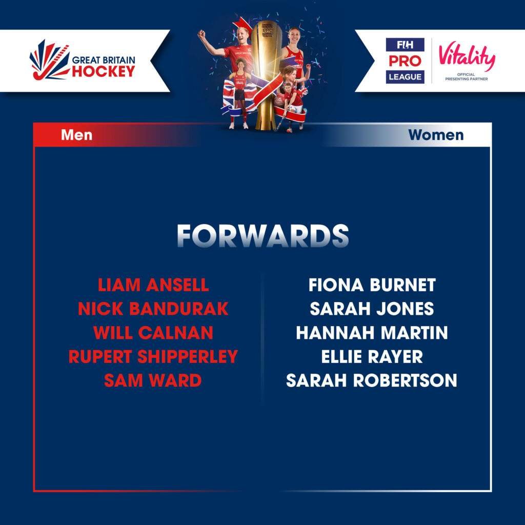 image - Great Britain: Squads Announced for Pro League Games Against Argentina & Netherlands - Great Britain has named the 41 men and women chosen to represent their nation in the teams’ first games of the new FIH Pro League 2022/23 season, including seven potential debutants.