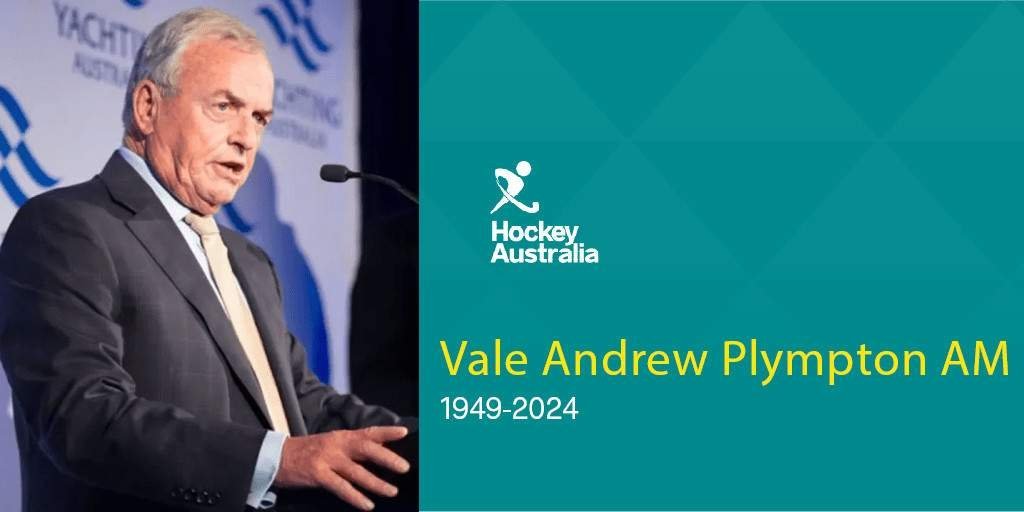 australia vale andrew plympton 660256c911ae8 - Australia: Vale Andrew Plympton - Hockey Australia is mourning the passing of Ethics and Governance Committee Chair Andrew Plympton AM, who passed away at the age of 74 following a battle with cancer.