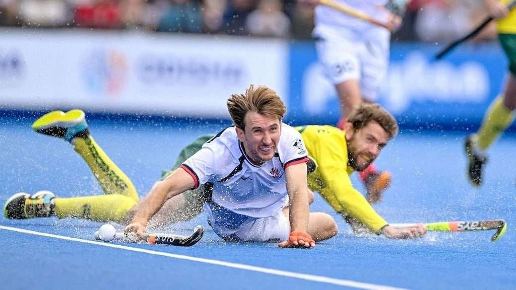 fih german men inch past india in nail biter as australia secure double victory over gb 6664af897d230 - FIH: German men inch past India in nail-biter as Australia secure double victory over GB - Germany’s men got the better of India for the first time in seven years after an enthralling end-to-end contest in London on Saturday. The Germans held on through a fierce final few minutes for the win as India threw everything at them.