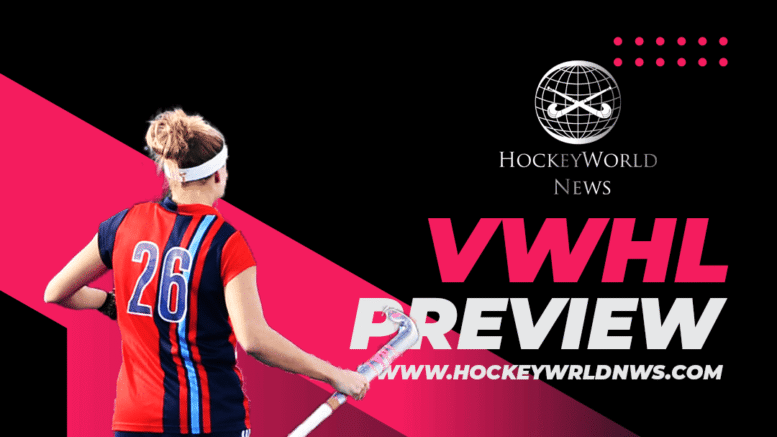 27 11 VWHL Preview Social - England Hockey League Media Guide - The teams have already met once in the league this season as part of the 11 team round-robin, but in the second half of the season, both the Top Six teams and Bottom Five teams meet each other home and away.
