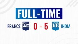 FLF4paKWQAgMq7l - India begin campaign with 5-0 thrashing of France - Olympic bronze medallist India began their FIH Pro League Hockey campaign with a bang as they thrashed France 5-0 in a thoroughly dominant display on Tuesday. After a barren first quarter, India slammed three goals in the second before finding the target twice in the third. India got four penalty corners in the match from which they scored two. France got three PCs but wasted all of them. Harmanpreet Singh and Varun Kumar scored from penalty corners in the 21st and 24th minutes respectively before Shamsher Singh made it 3-0 in the 28th minute with a field goal.