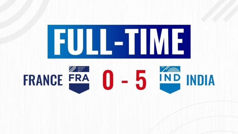 FLF4paKWQAgMq7l - India begin campaign with 5-0 thrashing of France - Olympic bronze medallist India began their FIH Pro League Hockey campaign with a bang as they thrashed France 5-0 in a thoroughly dominant display on Tuesday. After a barren first quarter, India slammed three goals in the second before finding the target twice in the third. India got four penalty corners in the match from which they scored two. France got three PCs but wasted all of them. Harmanpreet Singh and Varun Kumar scored from penalty corners in the 21st and 24th minutes respectively before Shamsher Singh made it 3-0 in the 28th minute with a field goal.