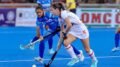 FMnhC1UaMAEaHh3 scaled - Indian Eves Fall To Last-Minute Goal - The Indian women's hockey team conceded a late goal to lose 3-4 against Spain for its first defeat in the FIH Pro League here on Sunday.