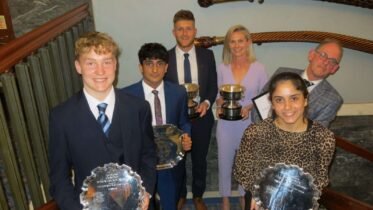 IMG 0745 scaled - The Youth and Junior Winners of the Prestigious Hockey Writers' Awards Have Been Announced. - The Hockey Writers' Club youth and junior awards for 2021 were presented to four new rising stars of the game at the annual awards lunch on Friday March 25th at the Royal Thames Yacht Club in Knightsbridge, London.