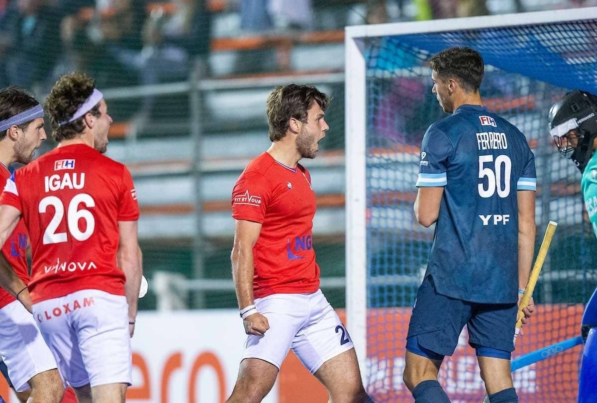 Pro-League: France Bounce Back To Secure Momentous Victory Against Argentina 425 2021 1295 16068 001 c4 09 - Pro-League: France Bounce Back To Secure Momentous Victory Against Argentina - After a successful trip to Potchefstroom in South Africa, the Blues of Fred Be want to confirm their world level during the trip for two meetings in Buenos Aires against Argentina. The Blues face Los Leones twice on April 16 and 17 at 11:30 p.m. French time. During the first meeting, the Blues clearly dominated the first 3 quarters while leading 2 goals to 1 before collapsing, in particular, because of indiscipline.