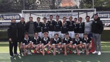 Exeter Uni e1650795162697 - England: Exeter University Confirms Premier Division Status in 8 Goal Thriller - @WimbledonHC joined @OldGeorgiansHoc in Europe next season after they ended Old Georgians’ unbeaten home record. Whilst the @ExeterUniHC maintained their top-flight status in an eight-goal thriller at @BrooklandsHC.