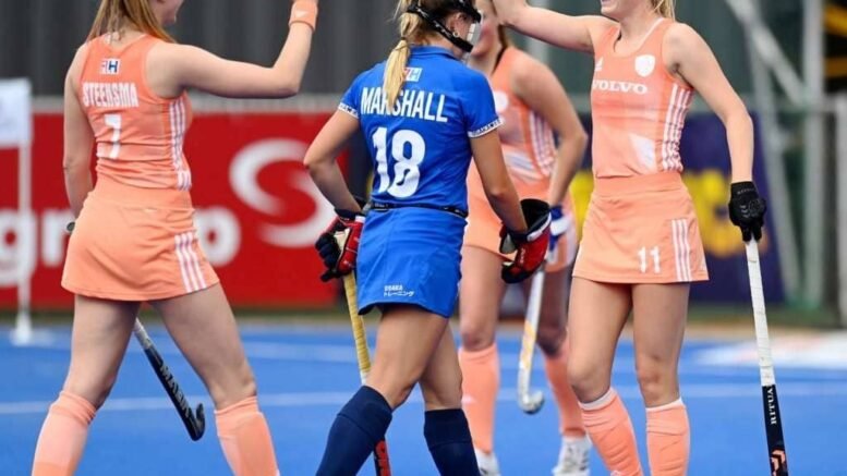 image - Jwc - Dutch Juniors on Cloud 9 at the Start the World Cup in South Africa - The Dutch Juniors have had an excellent start to the World Cup under 21 in Potchefstroom, South Africa, defeating America 9-0. 📸 @worldsportpics_.