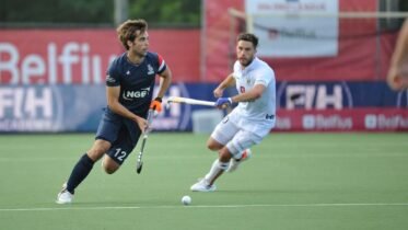BE FR mai22 BELGIQUEFRANCE 23 min scaled - France: Les Bleus End the Pro League With Two Great Performances Against Belgium - Same situation for the last ¼ time during which the defences take over timid and often disorderly attacks from both sides. 3 CP obtained by France at 52' and 58' will not change anything and the Belgian Olympic champions logically win without outrageously dominating their opponents of the day (10 entries into the Belgian circle and 6 shots, against 21 penetrations in the circle and 11 shots for the Belgian team).