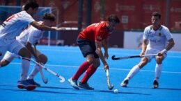 ESP FR 2021 1295 15300 001 c4 17 - Pro-League: Twice, the Blues Narrowly Fail - Following the Pro League, the Blues are in Valencia this Tuesday and Wednesday May 17 and 18, 2022 before going to London on Saturday and Sunday May 21 and 22, 2022 to face England.&nbsp;In this second match in Valencia (Spain), the Blues lost in the last minute of the match: Frustrating.&nbsp;Throwback to the match of the French Men's Team against Spain this Wednesday, May 18 at 11:30 a.m.