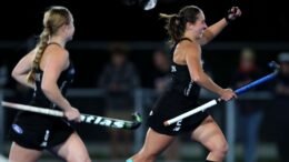 blacksticks womn scaled - New Zealand: Vantage Black Sticks Draw With Hockeyroos - International hockey is well and truly back, for New Zealand, after a brilliant match between the Vantage Black Sticks Women and the Hockeyroos in Auckland on Tuesday night.