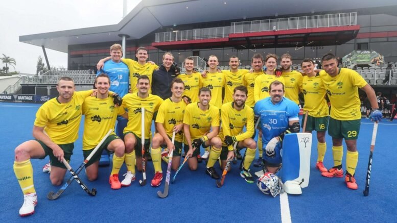 Kookaburras scaled - Australia: Kookaburras Sweep Aside the Black Sticks in Auckland - After 8-1, 4-0, and 4-1 wins across the first three matches, game four was much of the same as the FIH world number one side continued their dominance over the Black Sticks who haven’t beaten them since 2016.