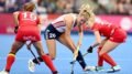 WSP2206186581 - Pro-League: England End Belgium Unbeaten Run - The three-day heatwave in Southern England broke, and England Women came from 1-0 down to beat Belgium 2-1 and break the Belgians’ five game unbeaten Pro League run, although China had won a shootout 2-0 after a 1-1 draw in Antwerp ten days earlier.