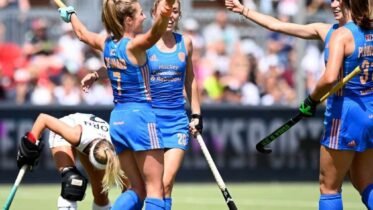 image 6 - Pro-League: Netherlands Enjoy Relaxed Afternoon in Hamburg - The Dutch national team convincingly beat Germany for the second time in two days on Sunday afternoon. In Hamburg, the Orange Women won 1-3 thanks to goals from Freeke Moes and Xan de Waard before half-time and Yibbi Jansen after half-time.