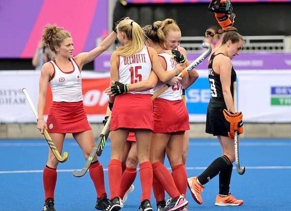 2022 1387 16555 001 c4 13 - CWG22: Canada Starts Strong With 4-0 Win Over Wales - The Canadian WolfPack got off the mark in style in their games opener, defeating Wales 4-0 in comfortable fashion. Brie Stairs (Kitchener, Ont.) led the way with two goals, while Sara McManus (Tsawwassen, B.C.) and Hannah Haughn (North Vancouver, B.C.) also got on the board. Rowan Harris (Ottawa, Ont.) recorded the shutout, while Melanie Scholz (Calgary, Alta.) kitted up to earn her first senior cap.