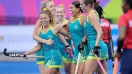 2022 1387 16556 001 c4 06 - CWG22: Hockeyroos Open With Eight Against Kenya - A Kaitlin Nobbs hat-trick has fired the Hockeyroos to a comfortable 8-0 win over Kenya in their first match of the Birmingham 2022 Commonwealth Games.