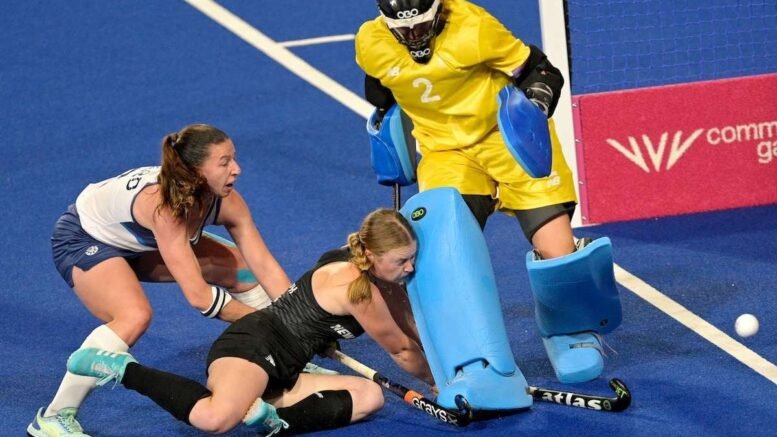 2022 1387 16559 001 c4 04 - CWG22: Brave Scots Women Lose to New Zealand at Birmingham 2022 - Scotland’s women went down by the only goal of the game to New Zealand in their second match in the 2022 Commonwealth Games at the University of Birmingham Hockey and Squash Centre.
