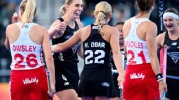 2022 1388 16418 001 c4 14 - World Cup: New Zealand Top Group B After Convincing Win Over England - New Zealand took control of Pool B at the Women’s World Cup in Amstelveen, coming from behind to win 3-1 and leave England with work to do against China on Thursday at 1530 BST.