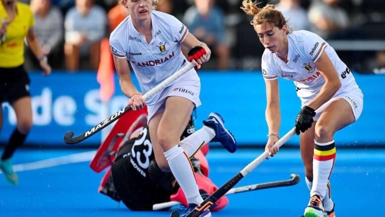 2022 1388 16497 001 c4 01 - World Cup: Match Day Seven - in the first of the cross over matches we saw Germany, who finished second in Pool A, against South Africa, who secured third spot in Pool D, after that dramatic comeback against Japan. The Germans are ranked fourth in the world and have a fully professional programme. Whereas, the South Africans are placed 16th in the world, coming into this match, and are completely amateur. The Germans dominated the first 15 minutes winning several penalty corners. However, they were unable to convert any of them, with Phumelala Mbande in the South African goal made several good saves. In the second quarter Amelie Wortmann looked as though she was going to open the scoring, after she, alongside her team mate, had helped to create a two versus one situation on Mbande. Ultimately it was sent wide of the far post. At the half time break the score remained goalless, with a hard working South African team keeping their opponents at bay. After the break the Central Europeans carried on with their dominance in possession and the winning of penalty corners. However, it took Germany until the 37th minute before they scored, with their captain Nike Lorenz sliding a set piece shot into the corner to Mbande’s right hand side. Germany had many more chances, but were unable to find the back of the net, in no small part due to the work from the South African defensive short corner runners and goalkeeper. The score finished one nil to a Germany who knew that that were in a competitive game from the outset. They will meet New Zealand in the Quarter Finals. 