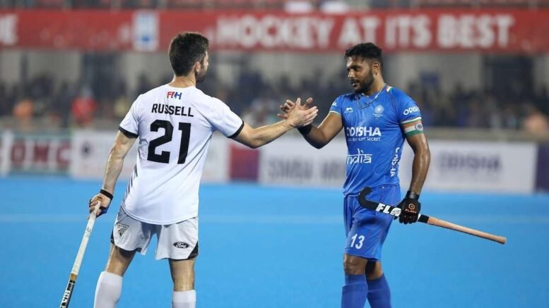 ADI10465 - New Zealand: Blacksticks Go Down to Indian Come Back - Bhubaneswar, India