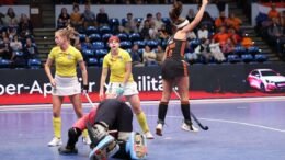 Netherlands Ulkraine Celebration - Netherlands: Supreme Orange Ladies to Fifth European Championship Final in a Row - The Oranje Dames Zaal will face Germany in the European Championship final on Saturday afternoon.&nbsp;The team of national coach Kristiaan Timman qualified for the final battle on Friday evening by beating Ukraine in the last group match with big numbers: 12-1.