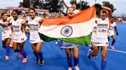 WP92212172871 - Nations Cup: India Win Inaugural Nations Cup and Book Pro-league Spot - Gurjit Kaur and fellow defenders shine as India are crowned inaugural champions at the FIH Hockey Women’s Nations Cup Spain 2022