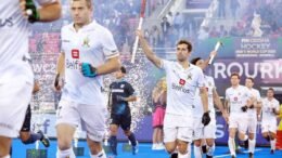 2023 1389 17469 001 c4 08 - World Cup: John-John Dohmen- “We Have Achieved Our First Goal of the Tournament” - AWhen analyzing today's performance, the Red Lions were extremely lucid.&nbsp;No excessive euphoria after qualifying for the quarter-finals.&nbsp;The players were aware that the most important part of this World Cup was beginning for the team after a group stage that was more than satisfactory but with, nevertheless, many aspects to improve in order to tackle the cut-throat meetings.