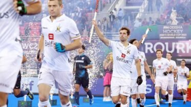 2023 1389 17469 001 c4 08 - World Cup: John-John Dohmen- “We Have Achieved Our First Goal of the Tournament” - AWhen analyzing today's performance, the Red Lions were extremely lucid.&nbsp;No excessive euphoria after qualifying for the quarter-finals.&nbsp;The players were aware that the most important part of this World Cup was beginning for the team after a group stage that was more than satisfactory but with, nevertheless, many aspects to improve in order to tackle the cut-throat meetings.