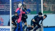 2023 1389 17469 001 c4 29 - World Cup: How Well-armoured First Rushers Are Successfully Thwarting the Threat of Pcs - The only time Harmanpreet Singh has found the backboard in the World Cup was when the goalkeeper was not on the pitch.
