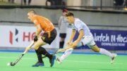 Australia men - Pro League: Argentina Battle Back to Take Shootout Bonus Point - Two final quarter goals saw Argentina spoil the homecoming of local stars Eddie Ockenden, Josh Beltz and Jack Welch as the South Americans defeated the Kookaburras 4-2 in a penalty shootout in their FIH Pro League match in Hobart.