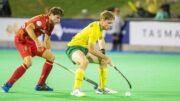 Spain Aus - Pro League: Spain Stun Australia with 4-2 Victory - It was a case of full ‘Marcs’ as a brace to Marc Reyne and a late winner to Marc Miralles secured Spain a 4-2 defeat of the Kookaburras in their FIH Pro League match in Hobart.