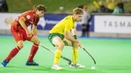 Spain Aus - Pro League: Spain Stun Australia with 4-2 Victory - It was a case of full ‘Marcs’ as a brace to Marc Reyne and a late winner to Marc Miralles secured Spain a 4-2 defeat of the Kookaburras in their FIH Pro League match in Hobart.