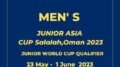 asia the mens junior asia cup schedule amended 647078e9bc11c - Asia: The Men’s Junior Asia Cup Schedule Amended - The Cup will start on the 23rd of May and conclude on 1st June 2023 Salalah, Oman. Announced by the Asian Hockey Federation after the approval of FIH.