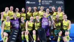 australia hockeyroos go through series undefeated after final stalemate 646a08540a52d - Australia: Hockeyroos go through series undefeated after final stalemate - The Hockeyroos and India have played out a 1-1 draw in the final match of the 3-test series in Adelaide, the hosts lifting the trophy courtesy of winning the opening two encounters.