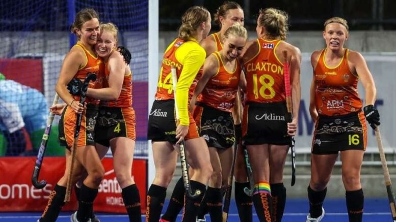 brilliant bec gives hockeyroos payback over great britain 644fdfca344eb - Brilliant Bec gives Hockeyroos payback over Great Britain - Two world class goals from Rebecca Greiner have fired the Hockeyroos to an impressive 3-1 victory against Great Britain in Christchurch this afternoon.