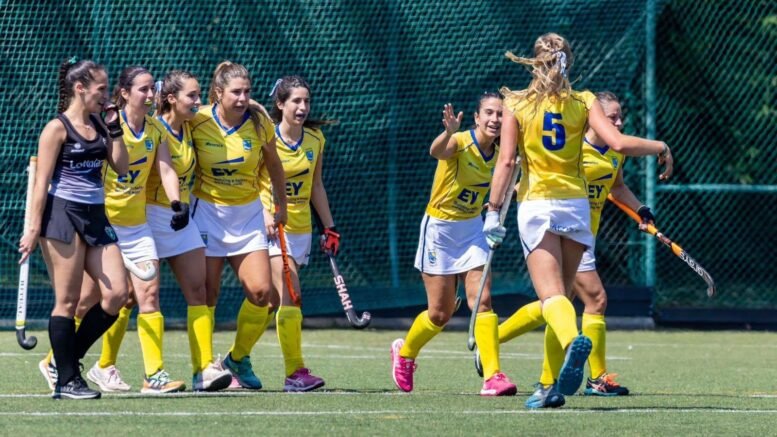 ehf casuals and mladost make early impact in porto womens day one round up 646fcf4703507 - EHF: Casuals and Mladost make early impact in Porto – women’s day one round-up - Lisbon Casuals and HAHK Mladost took the early advantage in their respective pools of the six team women’s EuroHockey Club Challenge III in Porto with strong wins.