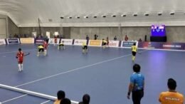 hockey squad in the national mens and womens hall subdued the philippines 6450d46e16b72 - Hockey Squad In The National Men's And Women's Hall Subdued the Philippines - The second act of the Round Robin Round, the Men's and Women's Hall Hockey Event, the 2023 SEA Games, Phnom Penh, Cambodia which took place at Dinosaur Park Hall, Chroy Changvar saw the National Men's and Women's Teams have no problem subduing their opponents, the Philippines.