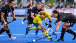 kookaburras end christchurch fih pro league leg on a high 644fdfbe53835 - Kookaburras end Christchurch FIH Pro League leg on a high - Two goals in each half have seen the Kookaburras withstand a strong challenge from New Zealand to finish their FIH Pro League ‘mini tournament’ with a 4-2 victory in Christchurch.