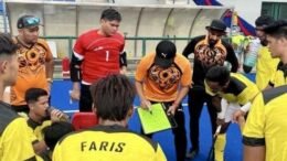 malaysia national mens team confirms final slot 645f0adfe0400 - Malaysia: National Men's Team Confirms Final Slot - The 5-0 victory recorded by the National Men's SEA Games Squad over Thailand in the third round robin, Men's Field Hockey event, SEA Games Cambodia 2023 held at the Morodok Techo National Stadium, today, took them to the final stage.