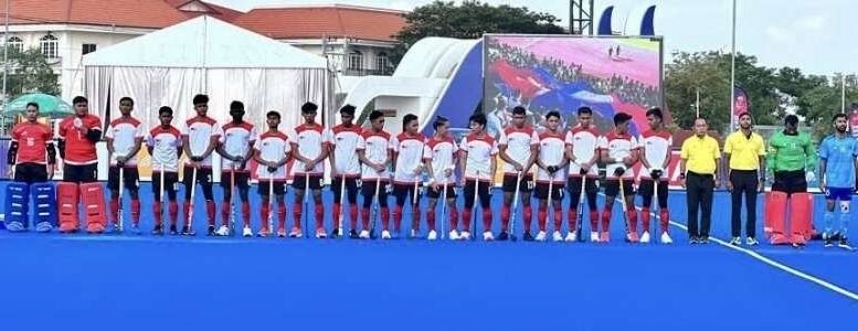 mens team opens 2023 sea games campaign with 3 points 645b93956da64 - Men's Team Opens 2023 SEA Games Campaign With 3 Points - The National Men's Hockey Team went out for the first round robin game of the Field Hockey event, SEA Games 2023 Phnom Penh, Cambodia at the Morodok Techo National Stadium with the right stride after not facing any problems to defeat their opponents, the host Cambodia, 6-0.