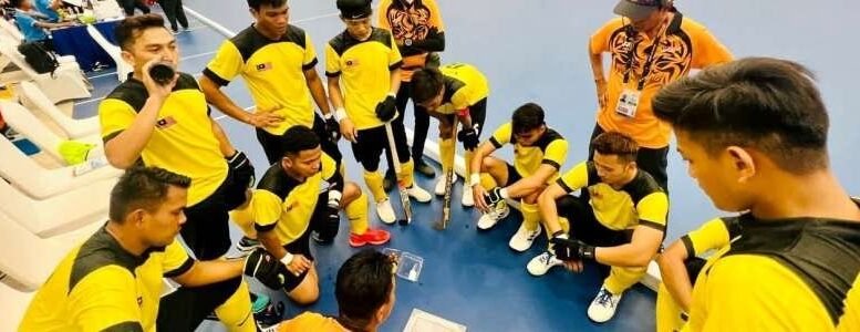 national mens indoor hockey team into gold medal determination 6457f9d8b238d - National Men's Indoor Hockey Team Into Gold Medal Determination - The 5-3 victory recorded by the National Men's Indoor Hockey Squad when they met Thailand in the fourth action of the Indoor Hockey Event, SEA Games 2023, Phnom Penh, Cambodia which took place at Dinosaur Park Hall, Chroy Changvar, today, simultaneously brought them to the final stage despite still having one game left.