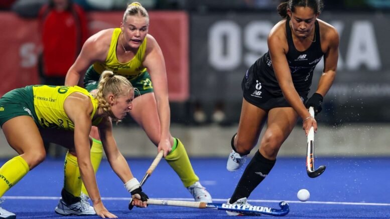 new zealand black sticks show improvement but cant get the win 645e75cc43077 - New Zealand: BLACK STICKS SHOW IMPROVEMENT BUT CAN’T GET THE WIN - Another sold out crowd at Nga Puna Wai in Christchurch threw their support behind the Vantage Black Sticks but it was to no avail as the young squads lost their games. It was an experience building series for the players, 10 of whom debuted in the past week, that they will use to build upon for the future.