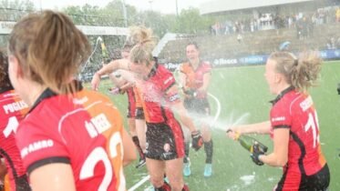 the orange red is promoted back to the big league after a season 6457f8b7043a6 - The Orange-Red is promoted back to the big league after a season - After a season in the Promotion Division, the women of Oranje-Rood managed to return to the Hoofdklasse. Push was beaten 3-2. Hope Ralph was invaluable in Eindhoven with two goals. 