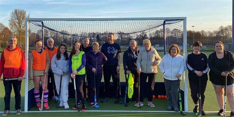 england walking hockey festival at crewe vagrants 649bfacfce9e0 - England: Walking Hockey Festival at Crewe Vagrants - Crewe Vagrants Hockey Club coach James Clark has successfully ran a walking hockey group every Monday with a group of 20 players with a variety of expectations and motivations.  