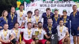 fih double delight for usa at 2023 hockey5s pan american cup 64875b15410f0 - FIH: Double delight for USA at 2023 Hockey5s Pan American Cup - The 2023 Hockey5s Pan American Cup came to an end yesterday in Kingston, Jamaica as USA won the gold medal, and along with Uruguay and Paraguay, qualified for the inaugural FIH Hockey5s World Cup Oman 2024 in the women’s competition. USA also took gold in the men’s competition and were joined by Trinidad & Tobago and Jamaica in qualifying for the World Cup.