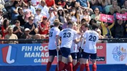 great britain great britain mens team start fih pro league home leg with a clinical 4 2 win over india 64785a4d6ca19 - Great Britain: Great Britain Men's Team start FIH Pro League home leg with a clinical 4-2 win over India - Great Britain started the match on the front foot, dominating the ball possession and making dangerous runs inside India's circle. Their efforts paid off as they broke the deadlock in the 7th minute through Tim Nurse, who made a brilliant run at the goal line after receiving a pass on the left flank and comfortably chipped it over the Indian goalkeeper and defenders. India went on to equalise in the 14th minute through their captain Harmanpreet Singh's fiery penalty corner strike, ending the first quarter at a 1-1 stalemate.  