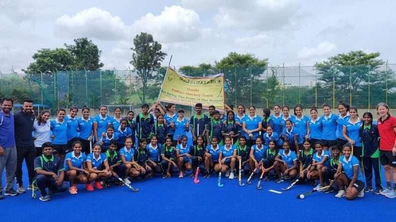 india indian womens hockey team celebrates olympic day with bhumi ngo kids 6496fb98704e3 - India: Indian Women’s Hockey Team celebrates Olympic Day with Bhumi NGO kids - ~The meet and greet session with Indian players and the Bhumi NGO kids took place at SAI Centre, Bengaluru~