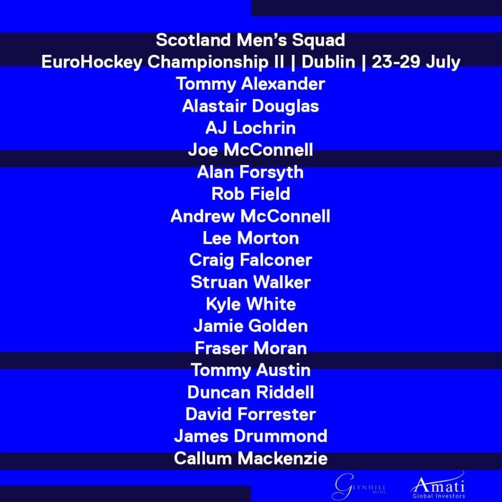 scotland scotland mens squad announced for eurohockey championship ii 649d50aa76149 - Scotland: Scotland men’s squad announced for EuroHockey Championship II - Home » News » Scotland men’s squad announced for EuroHockey Championship II