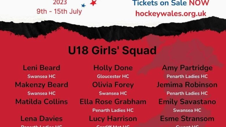 wales hockey wales announce u18 european squads 6491d5bea2429 - Wales: Hockey Wales announce U18 European Squads - Hockey Wales are pleased to announce the squads of 18 players who will be representing Wales at the upcoming European Championships II-B in Swansea.