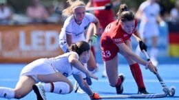 ehf belgium and germany locked at top of girls pool a in krefeld czechs still 100 as poland denied in swansea 64aeeae01b35c - EHF: Belgium and Germany locked at top of Girls Pool A in Krefeld; Czechs still 100% as Poland denied in Swansea - Belgium and Germany both stepped closer to formal qualification for the semi-finals of the girls EuroHockey U18 Championship in Krefeld as they shared a 0-0 draw. France are still in contention but their chances took a blow with a 1-1 draw against Scotland who were relegated as a result.